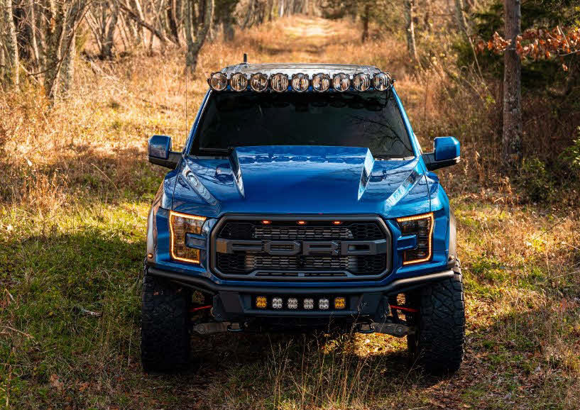 201720 F150 Raptor 4 inch cowl hood